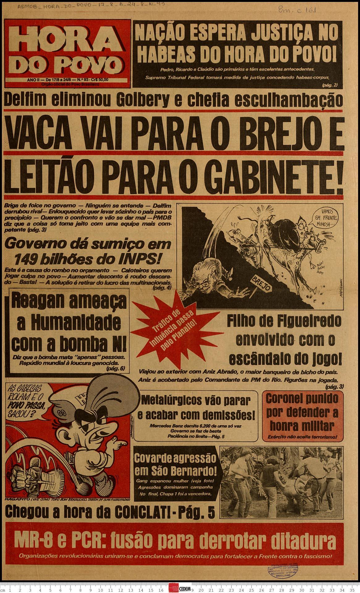 Hora do Povo - 93 - 17 a 24 de ago. 1981