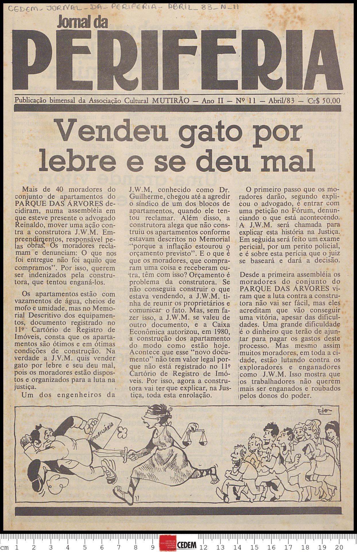 Jornal da Periferia - 11 - abr. 1983