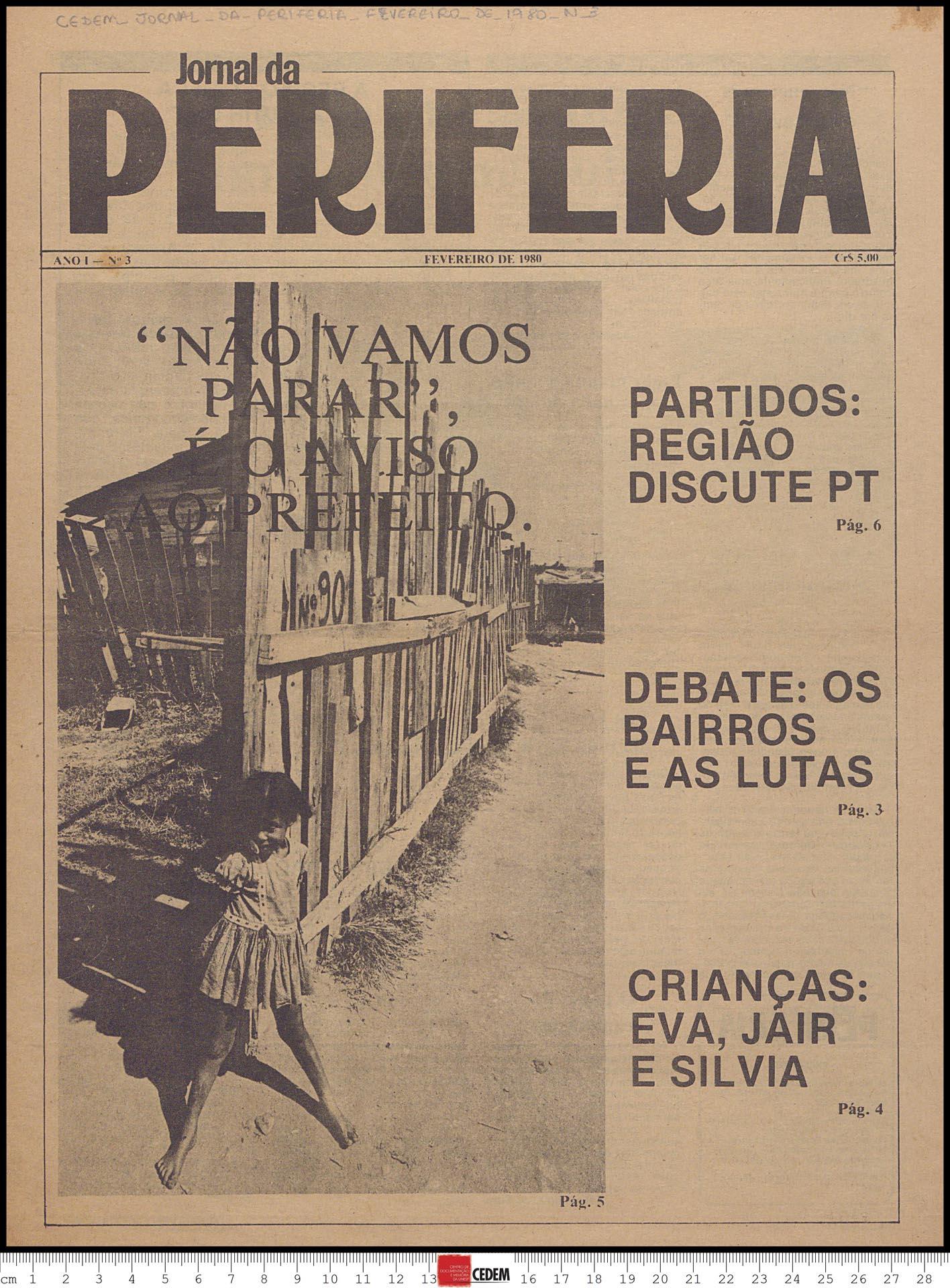 Jornal da Periferia - 3 - fev. 1980