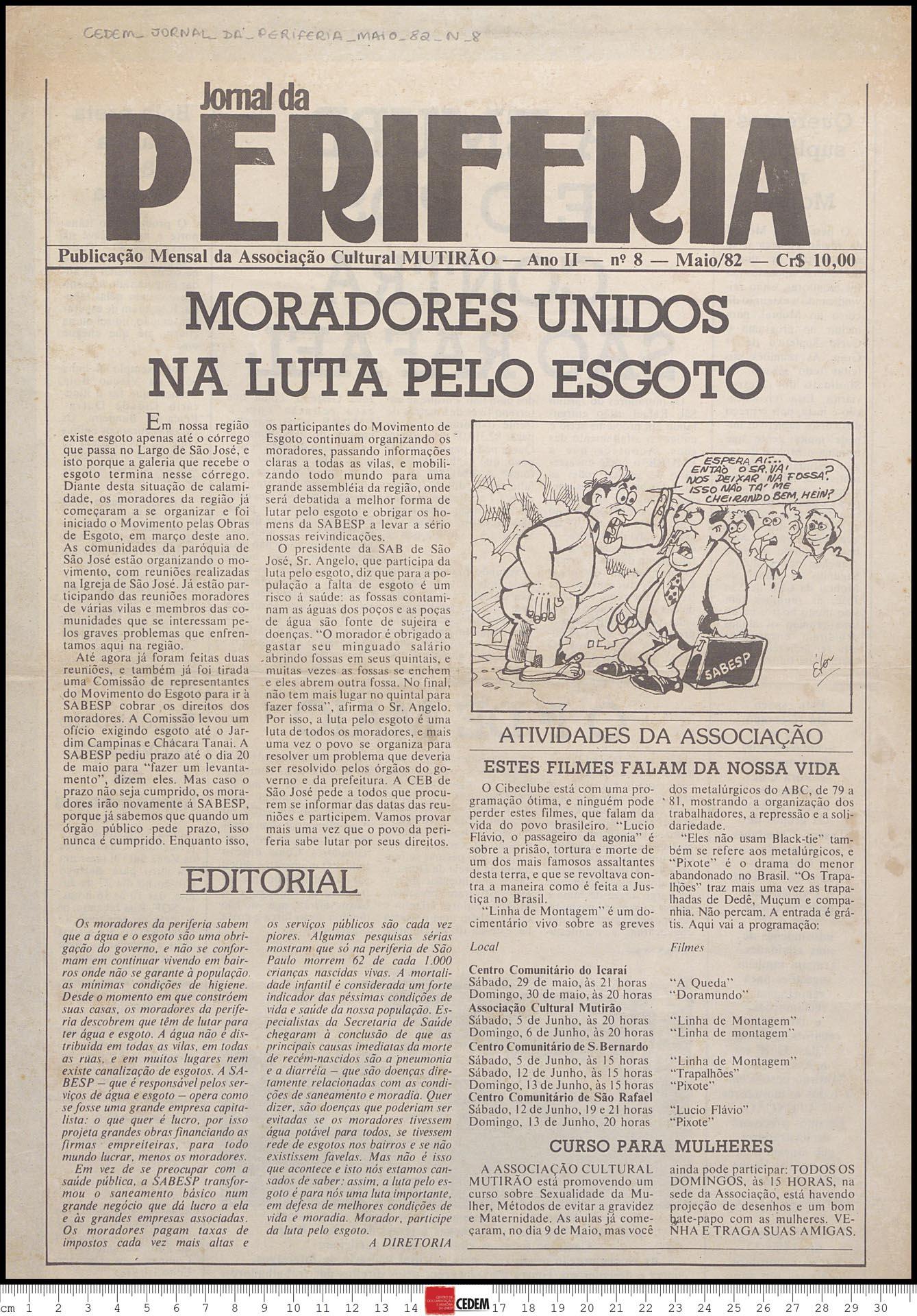 Jornal da Periferia - 8 - mai. 1982