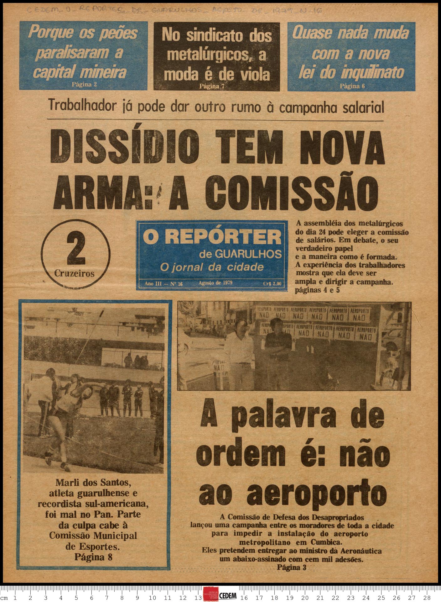 O reportér de Guarulhos - 16 - ago. 1979