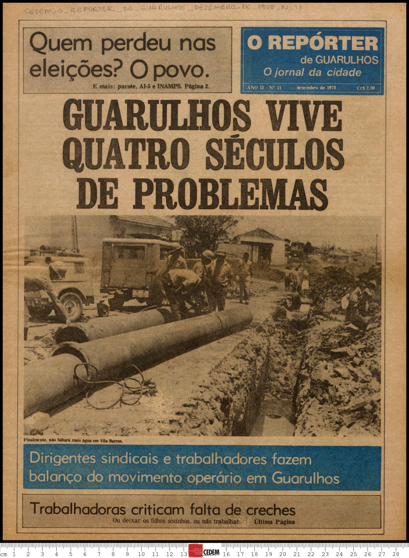 O reportér de Guarulhos - 11 - dez. 1978