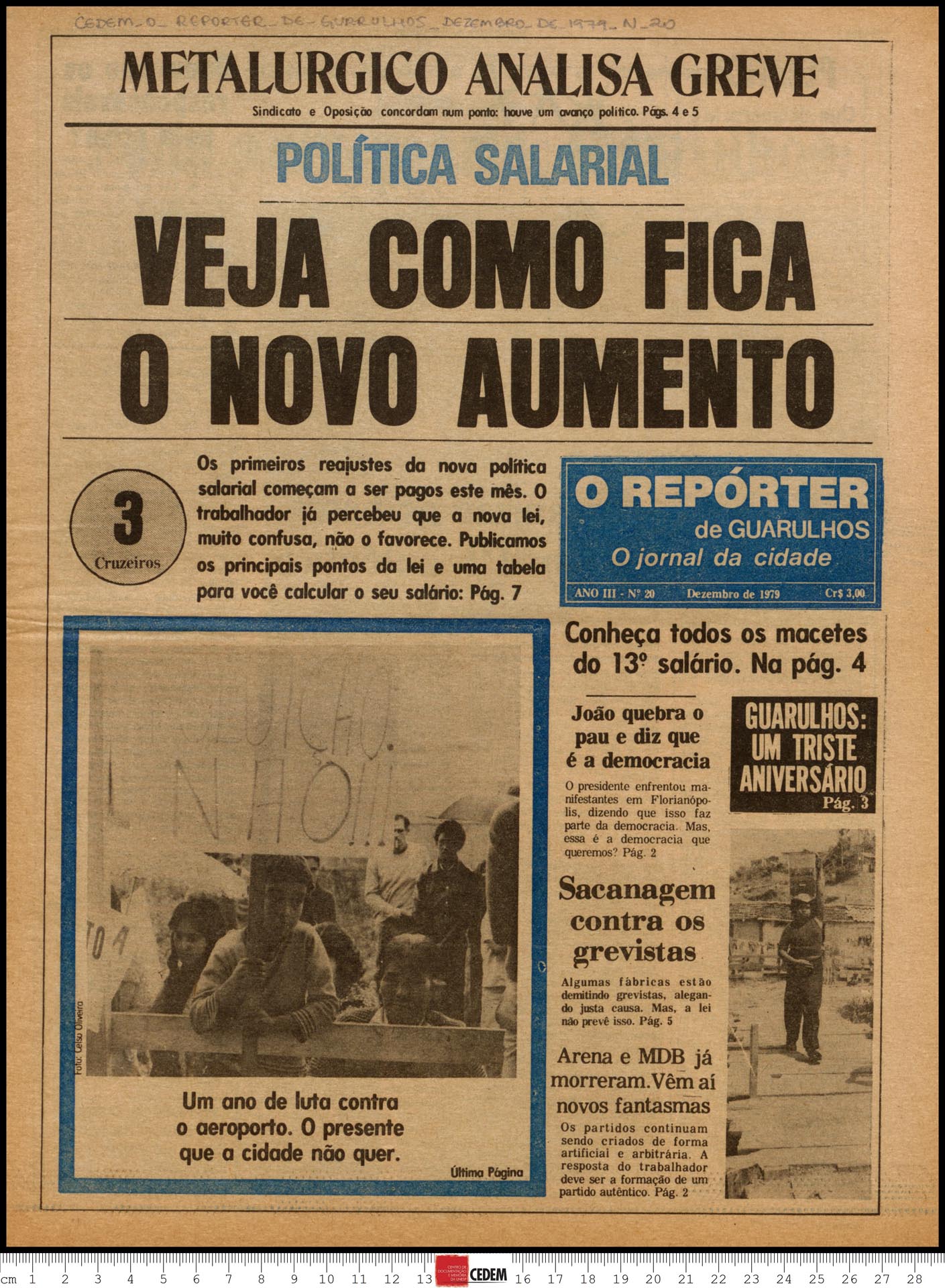 O reportér de Guarulhos - 20 - dez. 1979