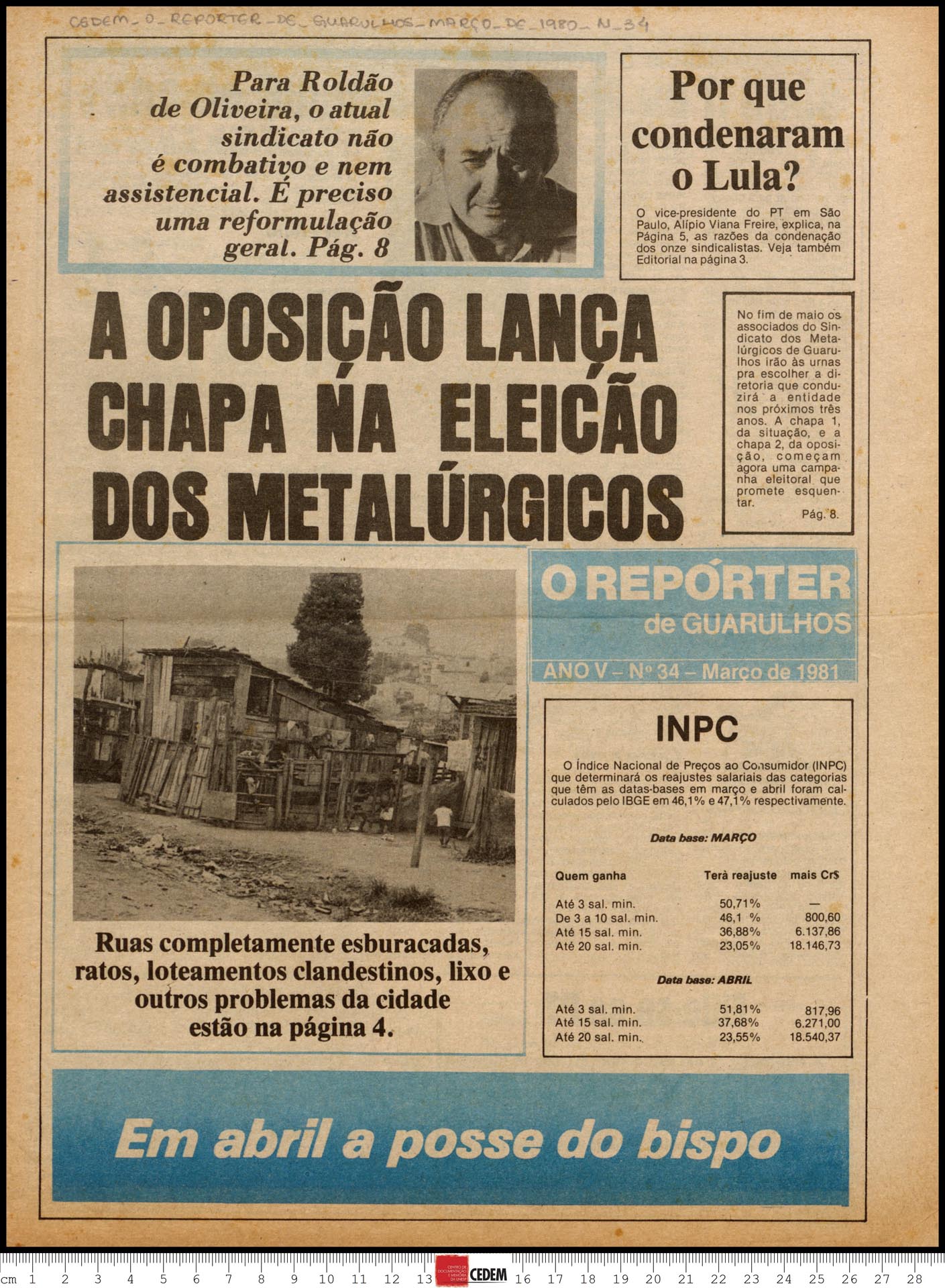 O reportér de Guarulhos - 34 - mar. 1981