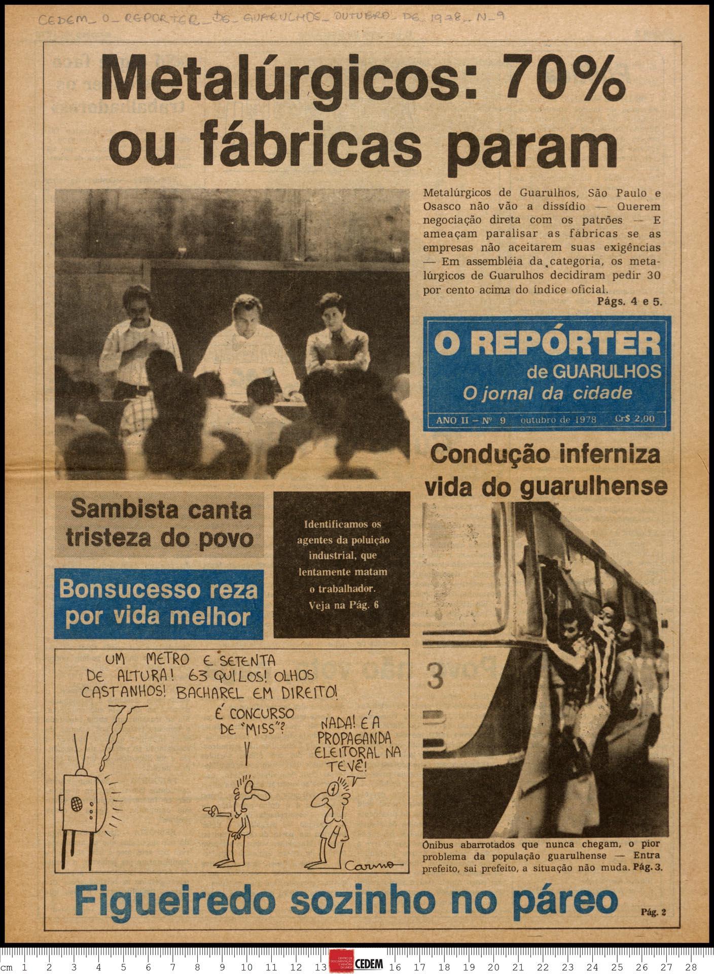 O reportér de Guarulhos - 9 - out. 1978