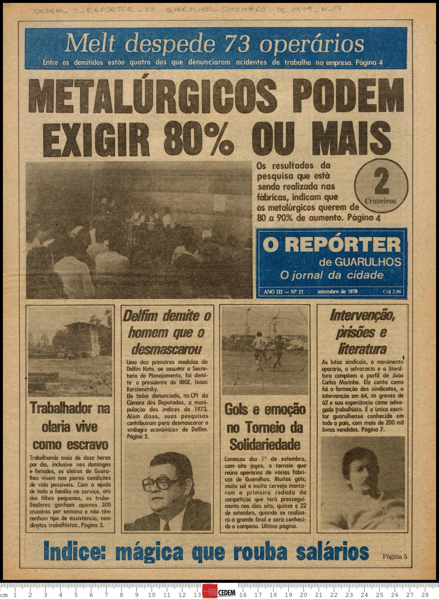 O reportér de Guarulhos - 17 - set. 1979