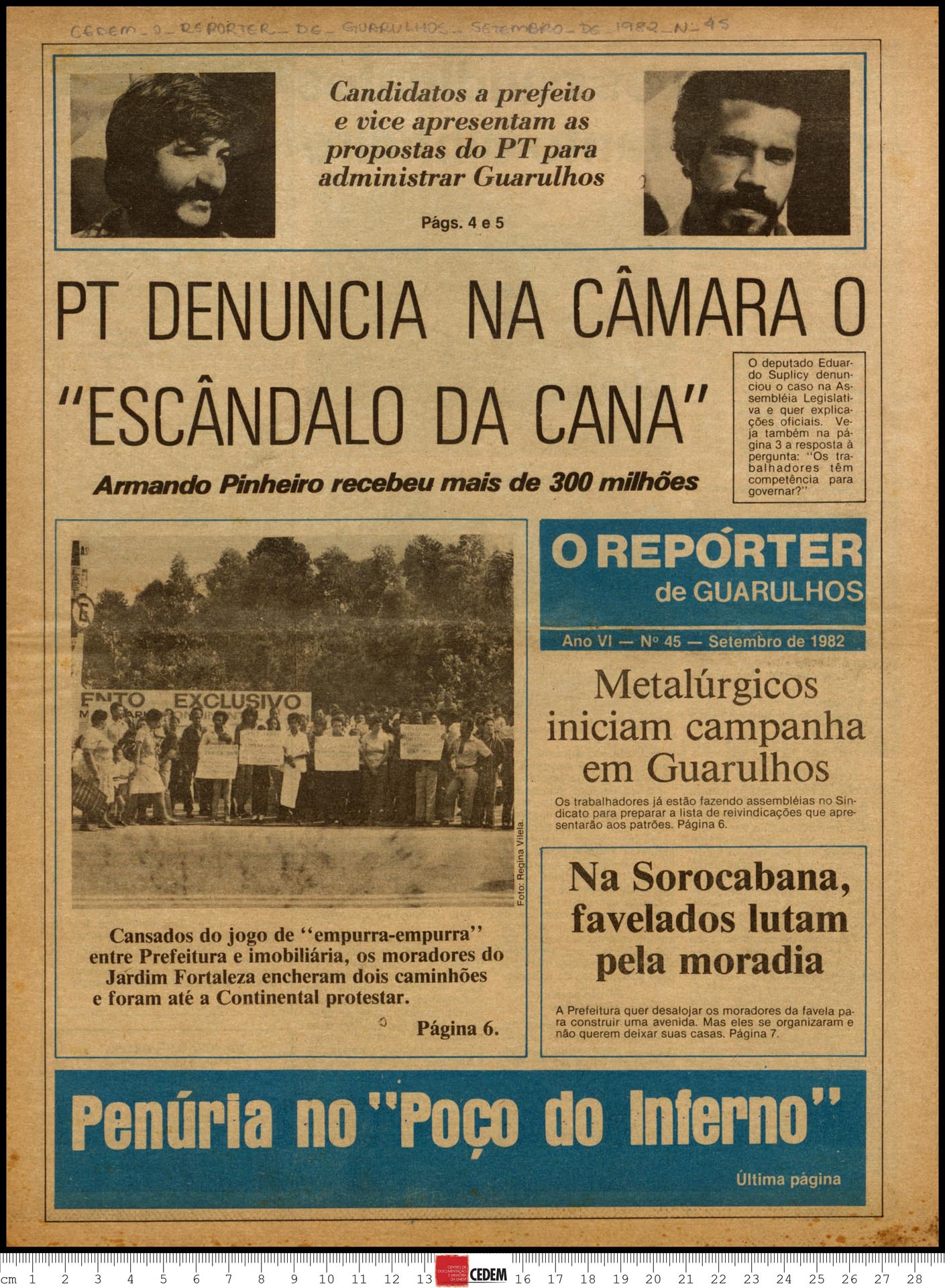 O reportér de Guarulhos - 45 - set. 1982