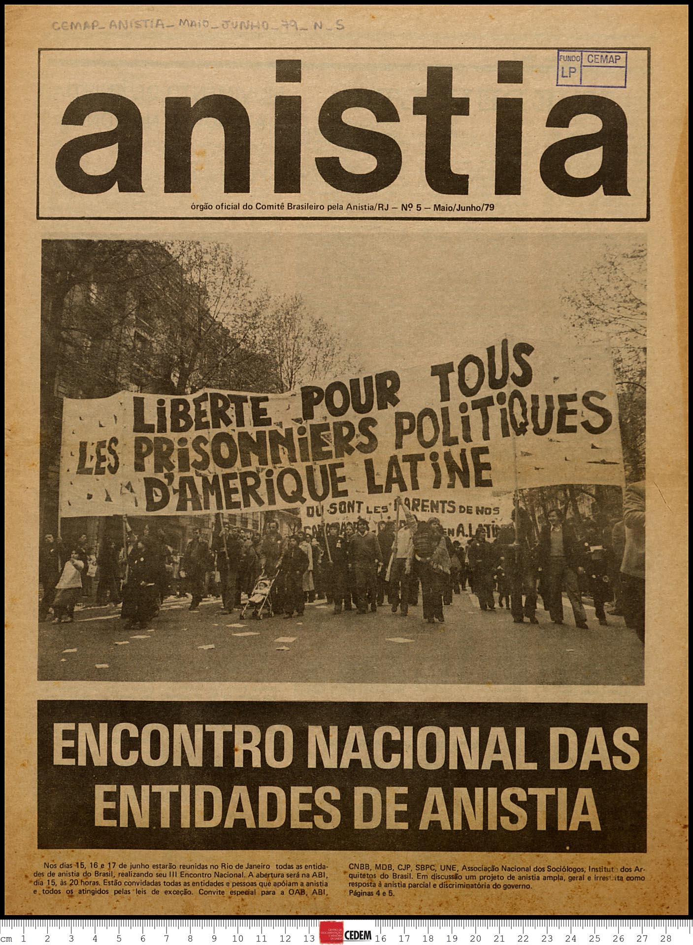 Anistia - 5 - maio a jun. de 1979