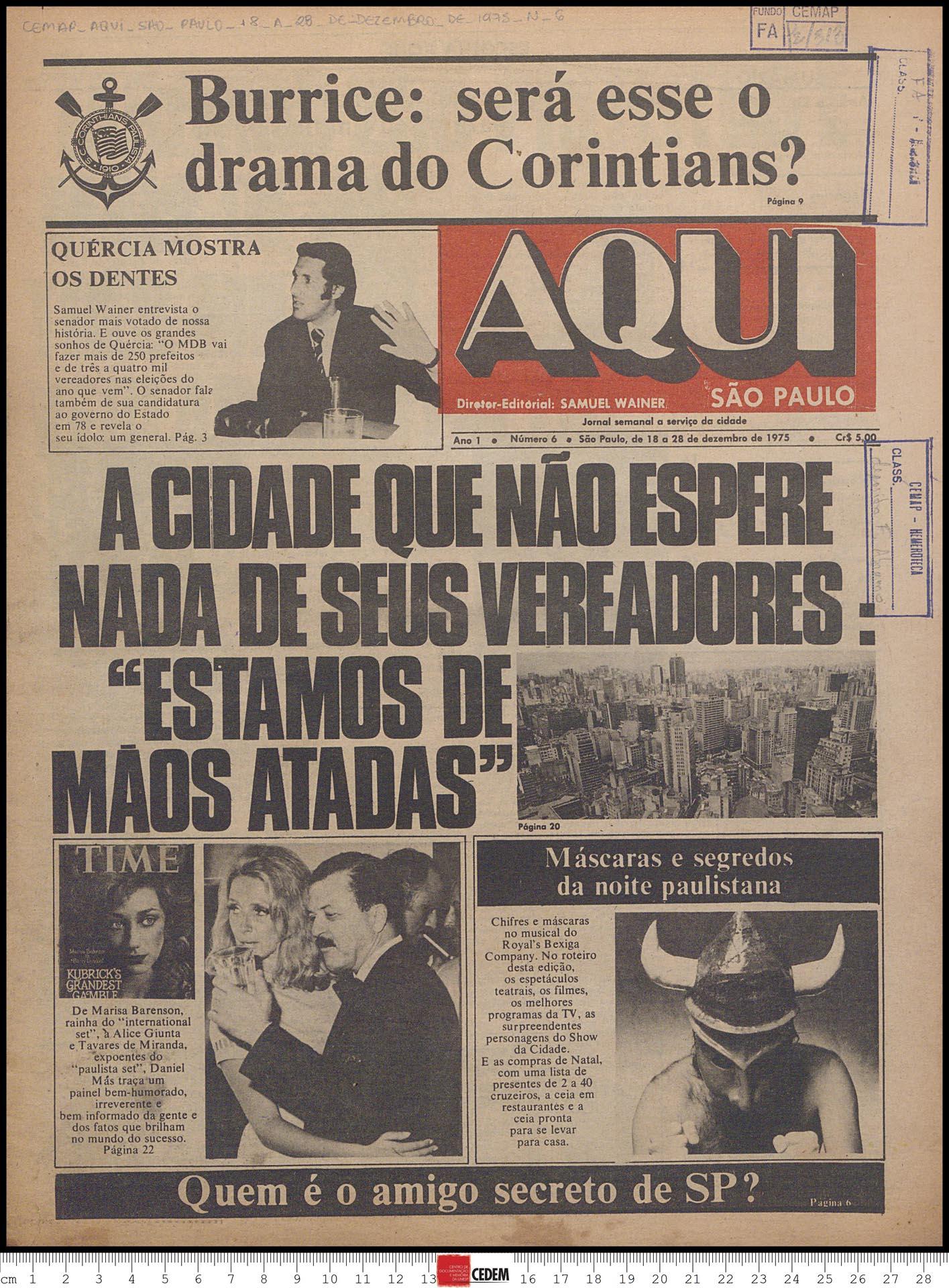 Aqui São Paulo - 18 a 28 de dezembro de 1975 n 06