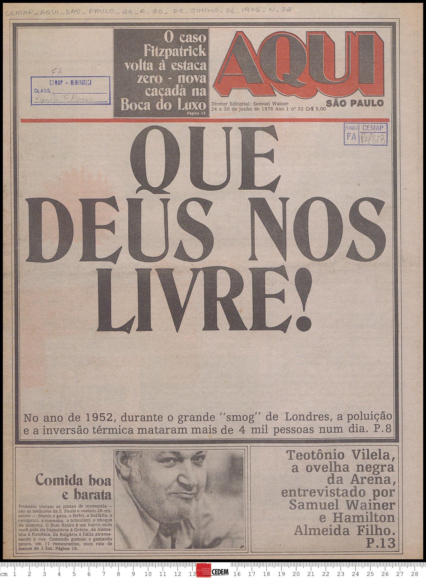 Aqui São Paulo - 24 a 30 de junho de 1976 n 32