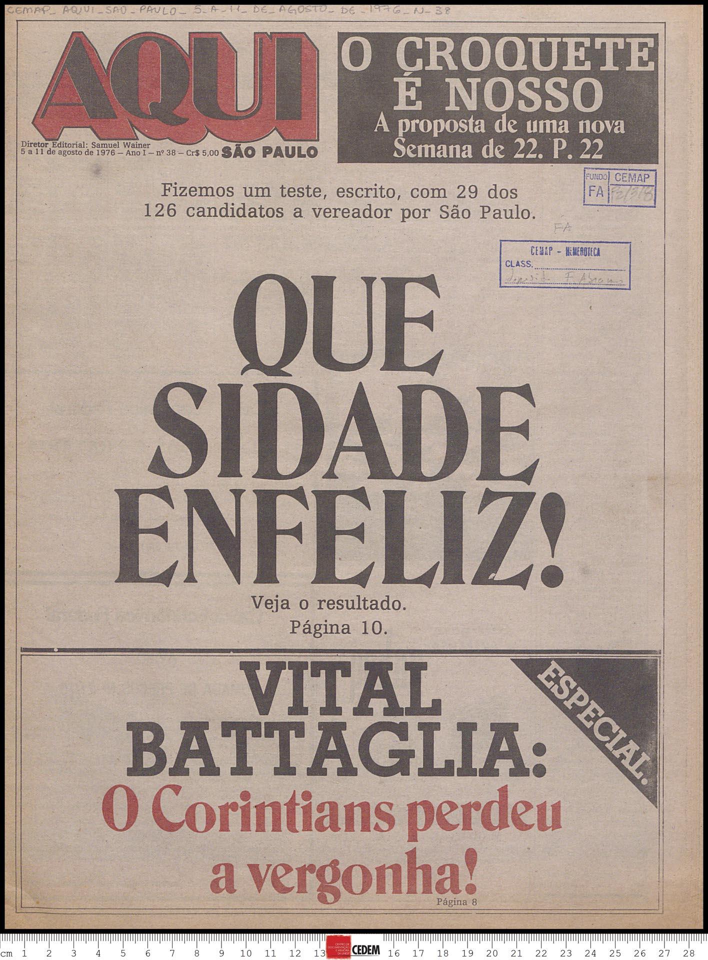 Aqui São Paulo - 4 a 10 de dezembro de 1975 - n 4