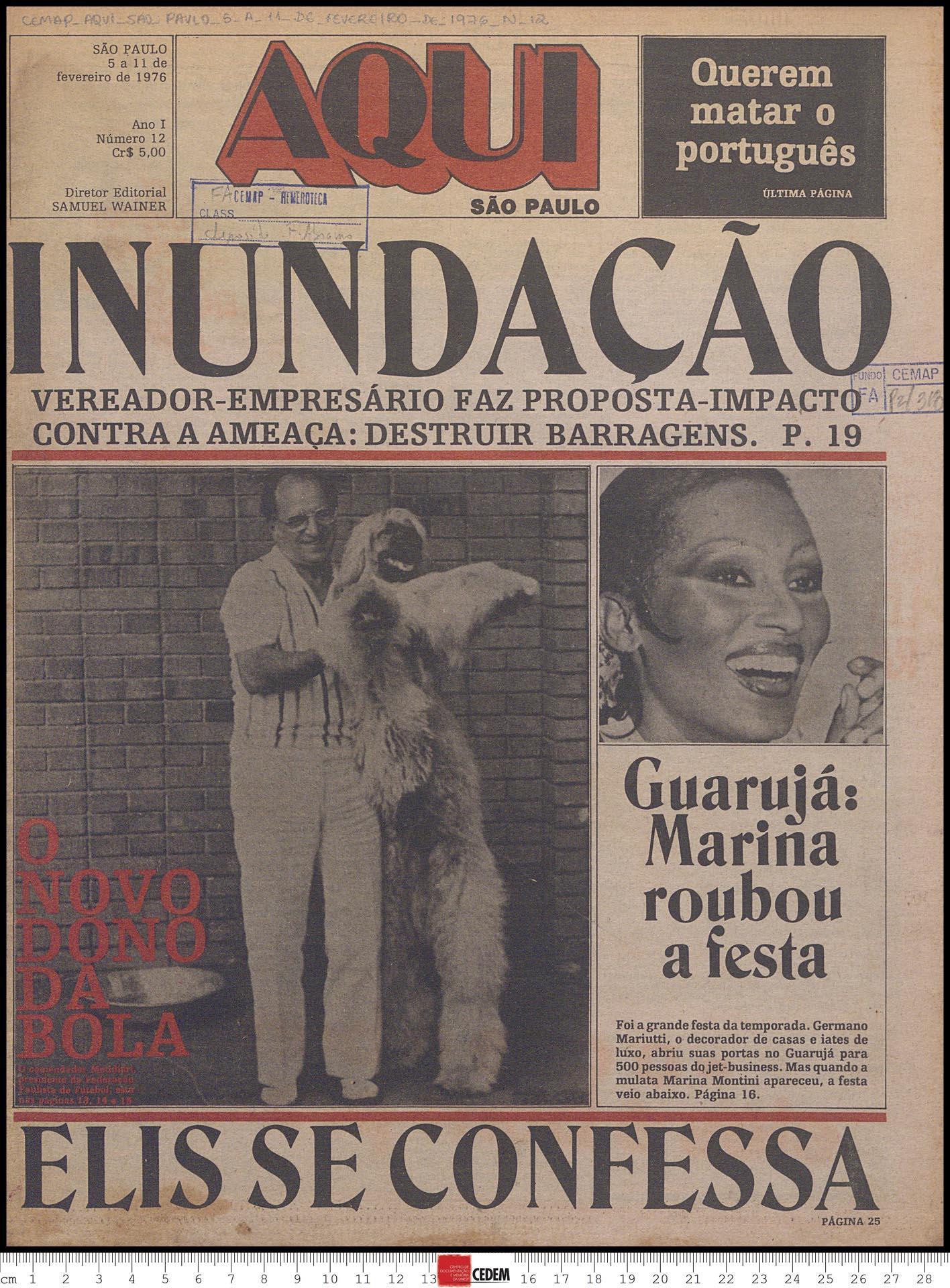 Aqui São Paulo - 5 a 11 de fevereiro de 1976 - n12