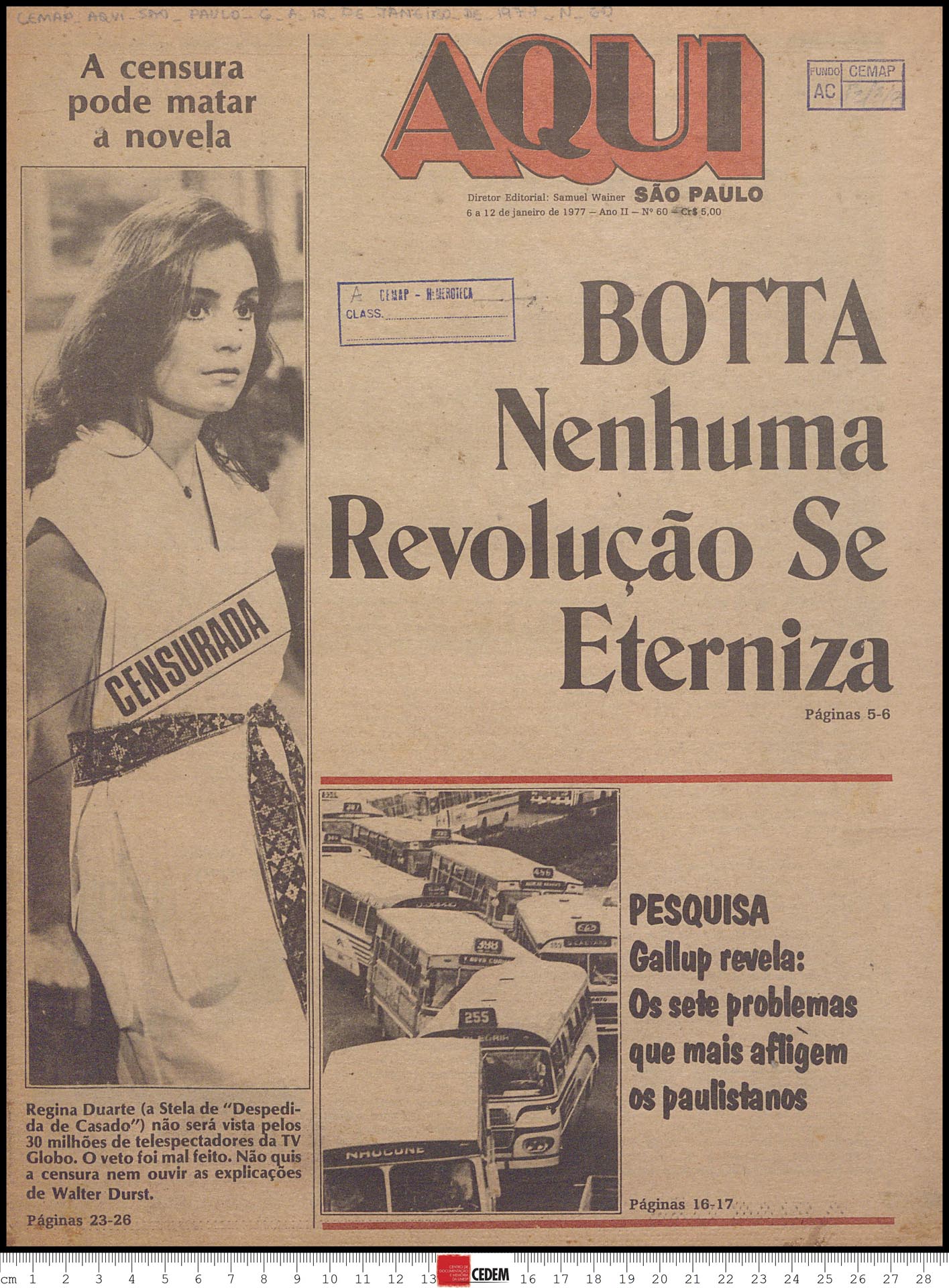 Aqui São Paulo - 6 a 12 de janeiro de 1977 - n60
