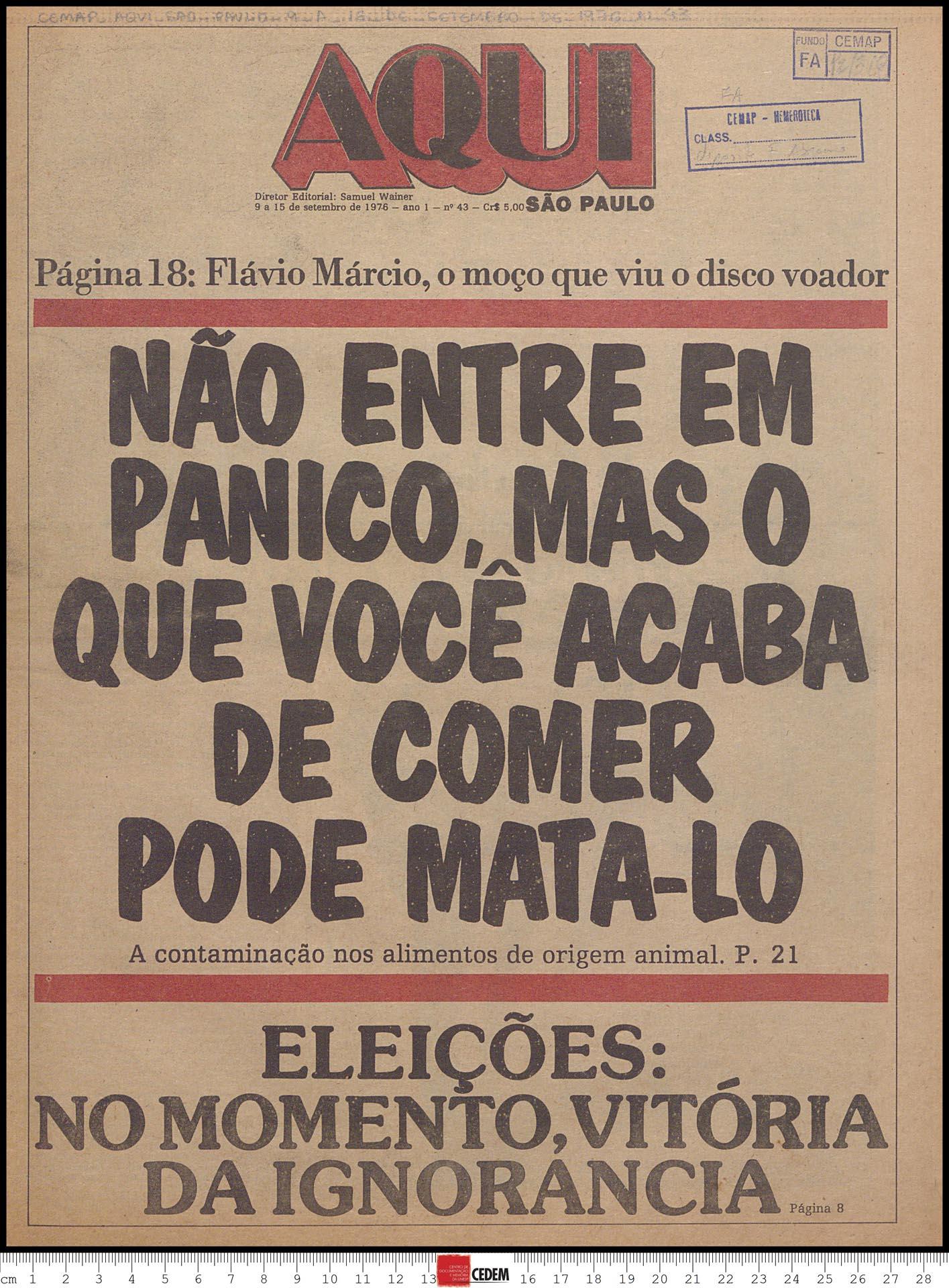 Aqui São Paulo - 9 a 15 de setembro de 1976 - n43