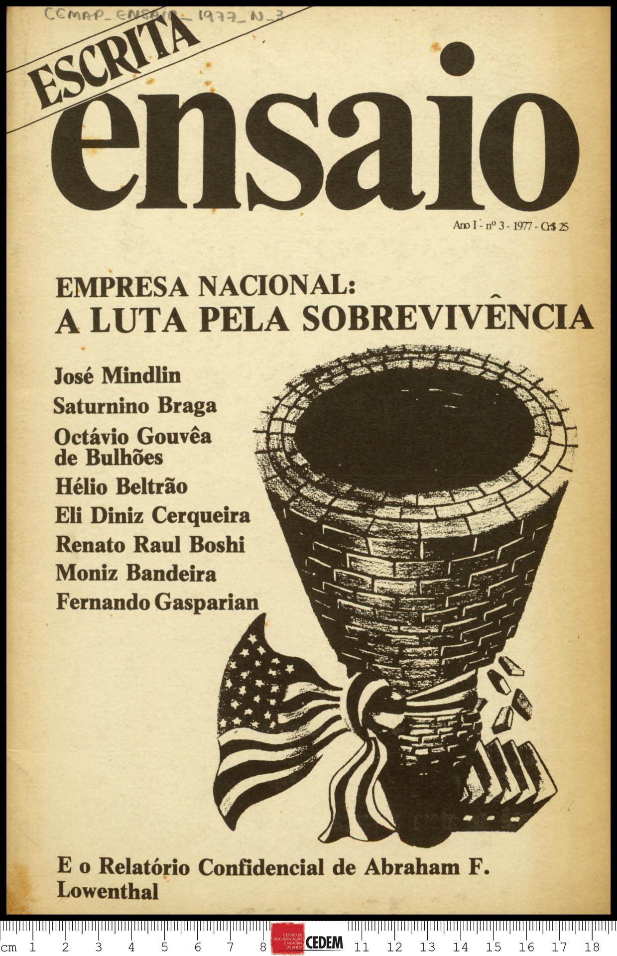 Escrita / Ensaio - 3 - 1977