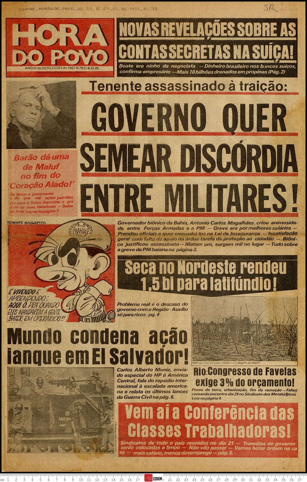 Hora do Povo - 78 - 20 a 27 de mar. 1981