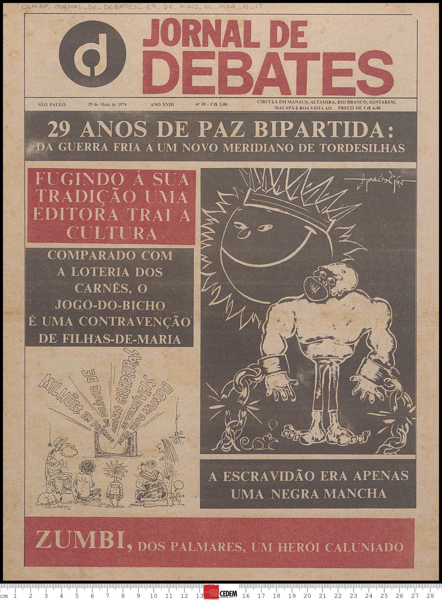 Jornal de debates - 18 - mai./74