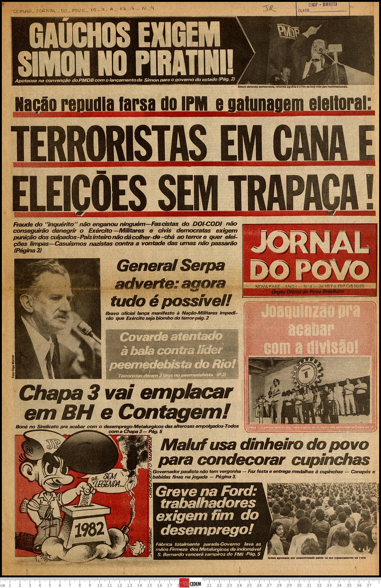 Jornal do Povo - 4 - 10 a 17 de jul. 1981
