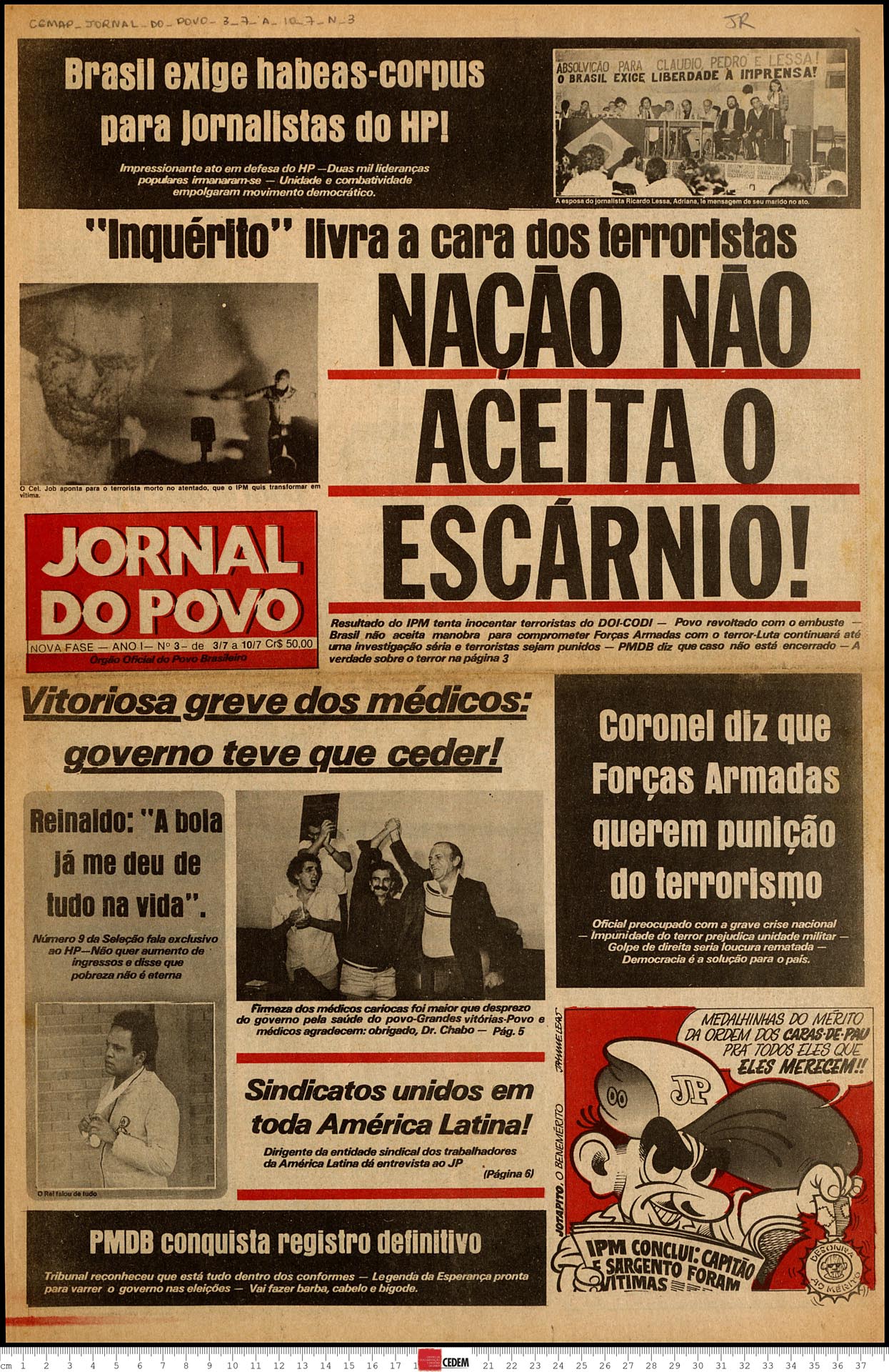 Jornal do Povo - 3 - 03 a 10 de jul. 1981