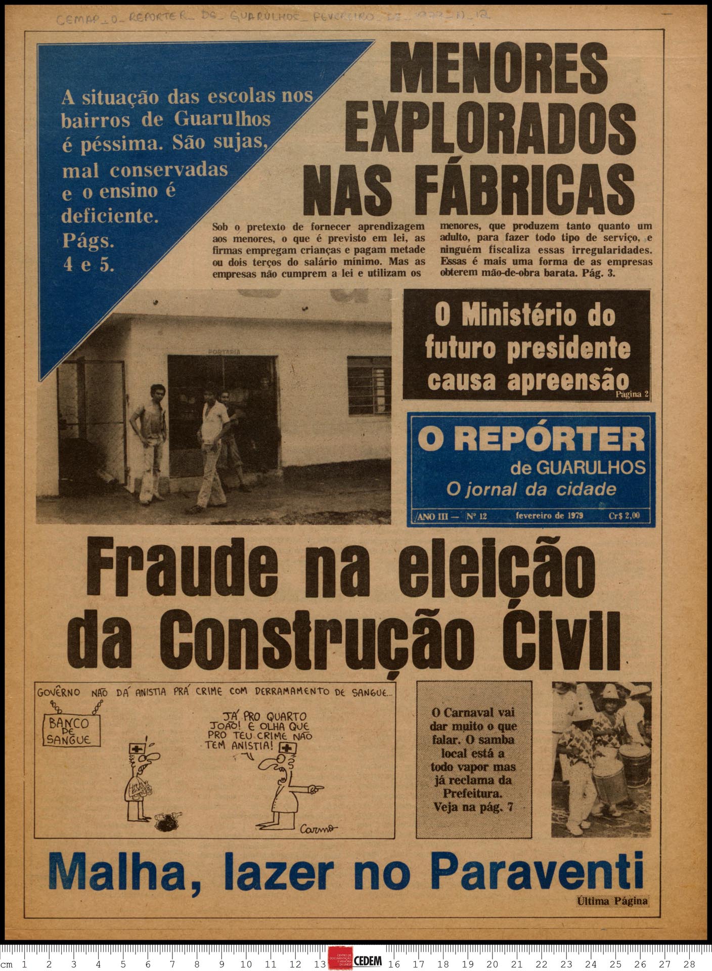 O reportér de Guarulhos - 12 - fev. 1979