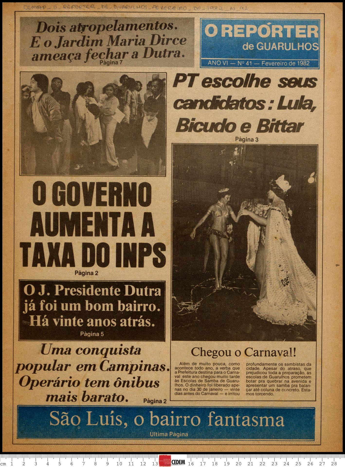 O reportér de Guarulhos - 41 - fev. 1982