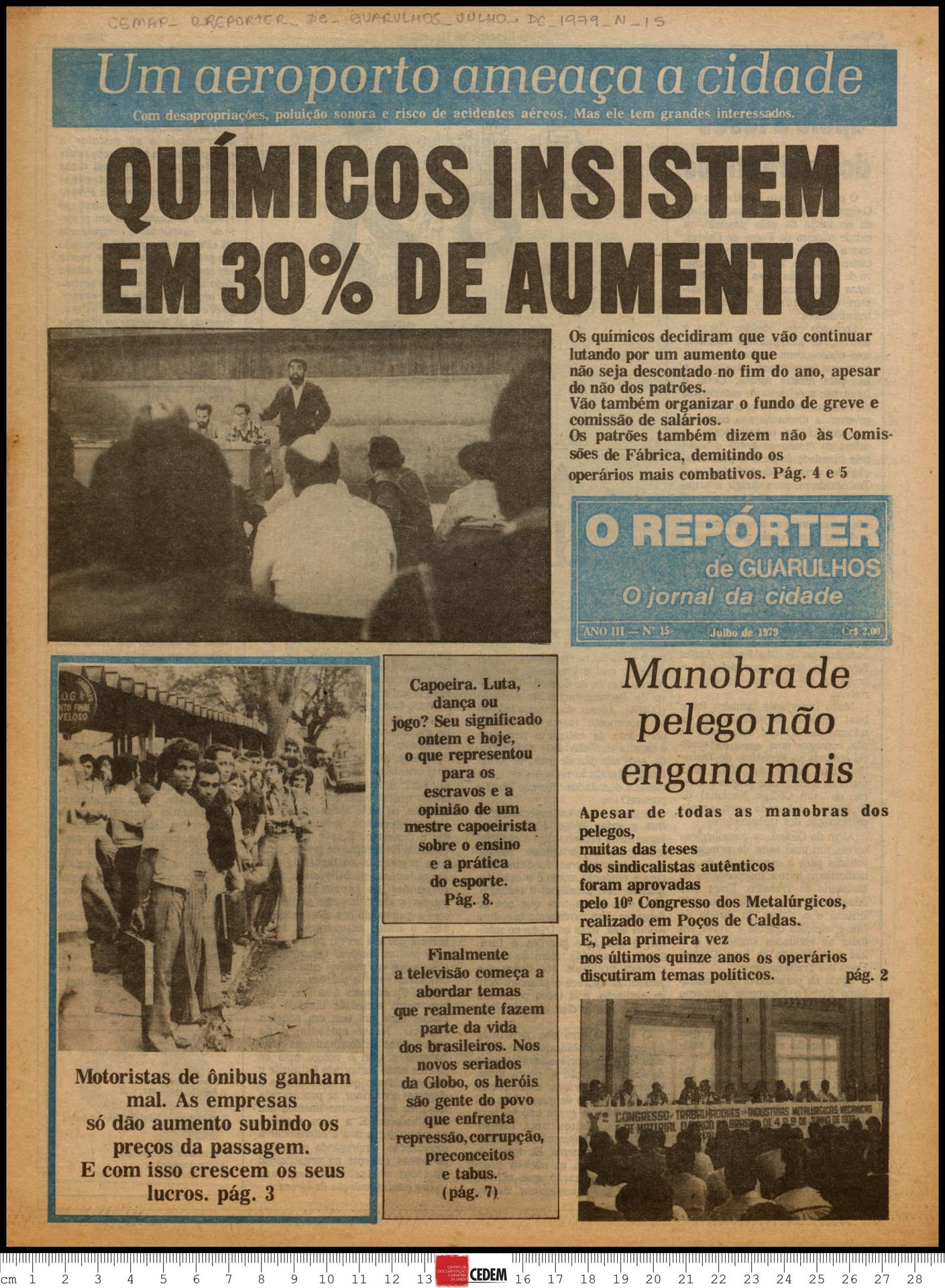 O reportér de Guarulhos - 15 - jul. 1979