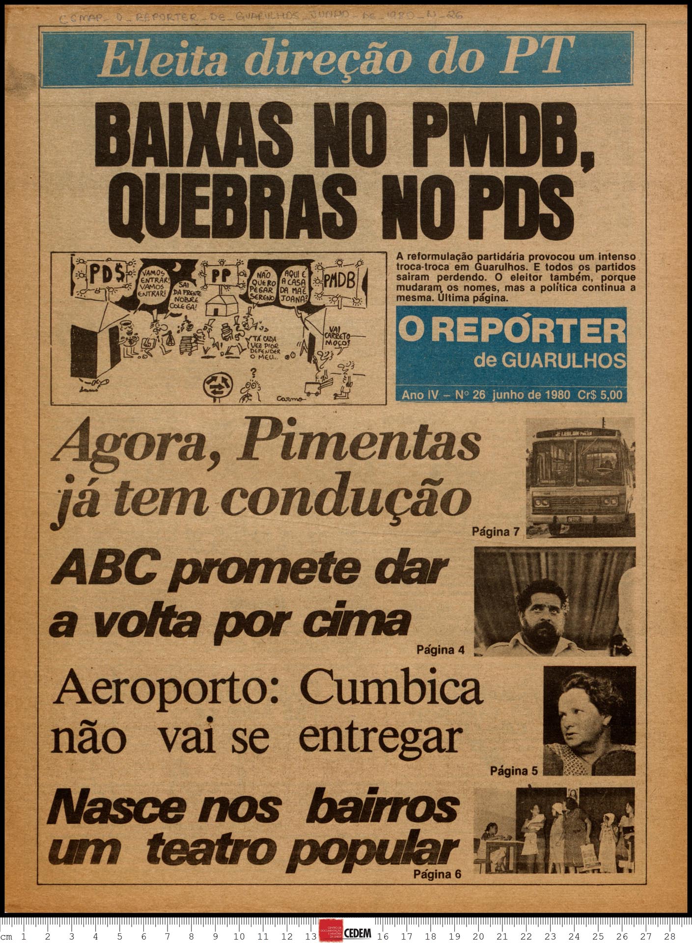O reportér de Guarulhos - 26 - jun. 1980