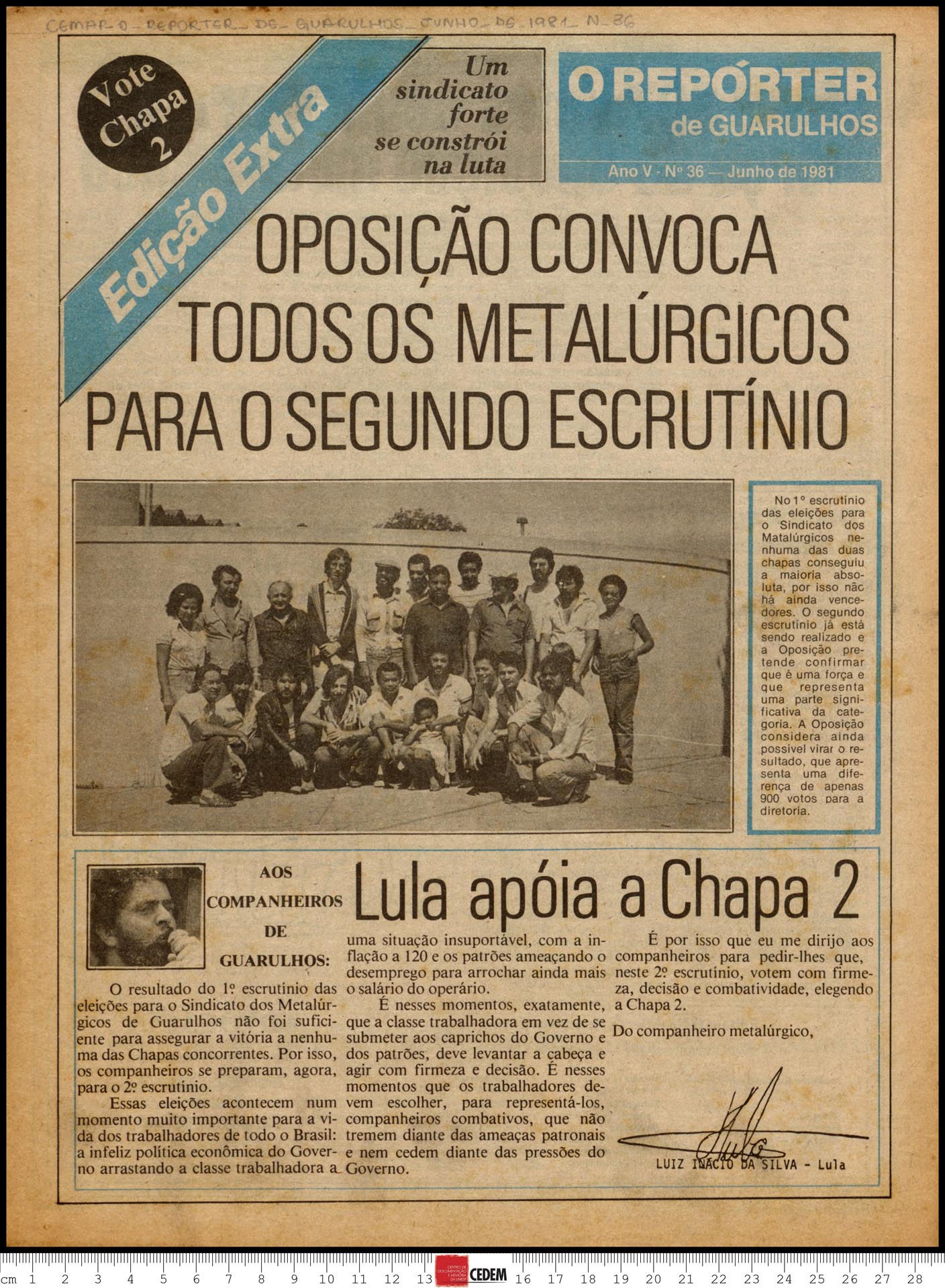 O reportér de Guarulhos - 36 - jun. 1981