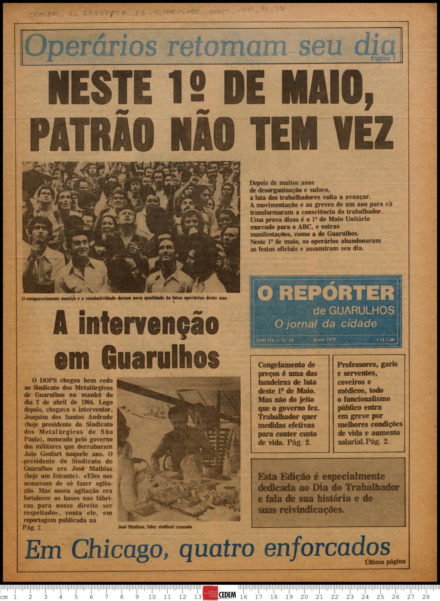 O reportér de Guarulhos - 14 - mai. 1979
