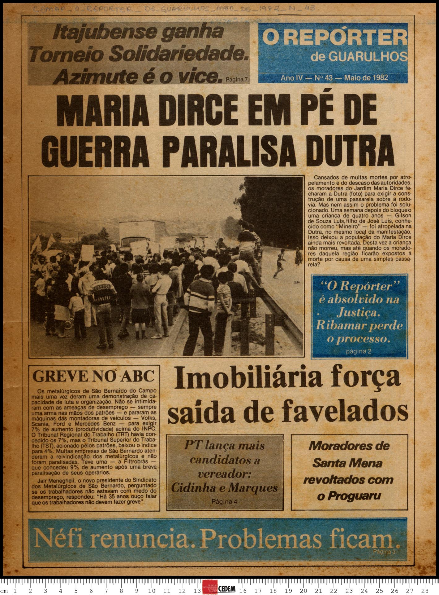 O reportér de Guarulhos - 43 - mai. 1982