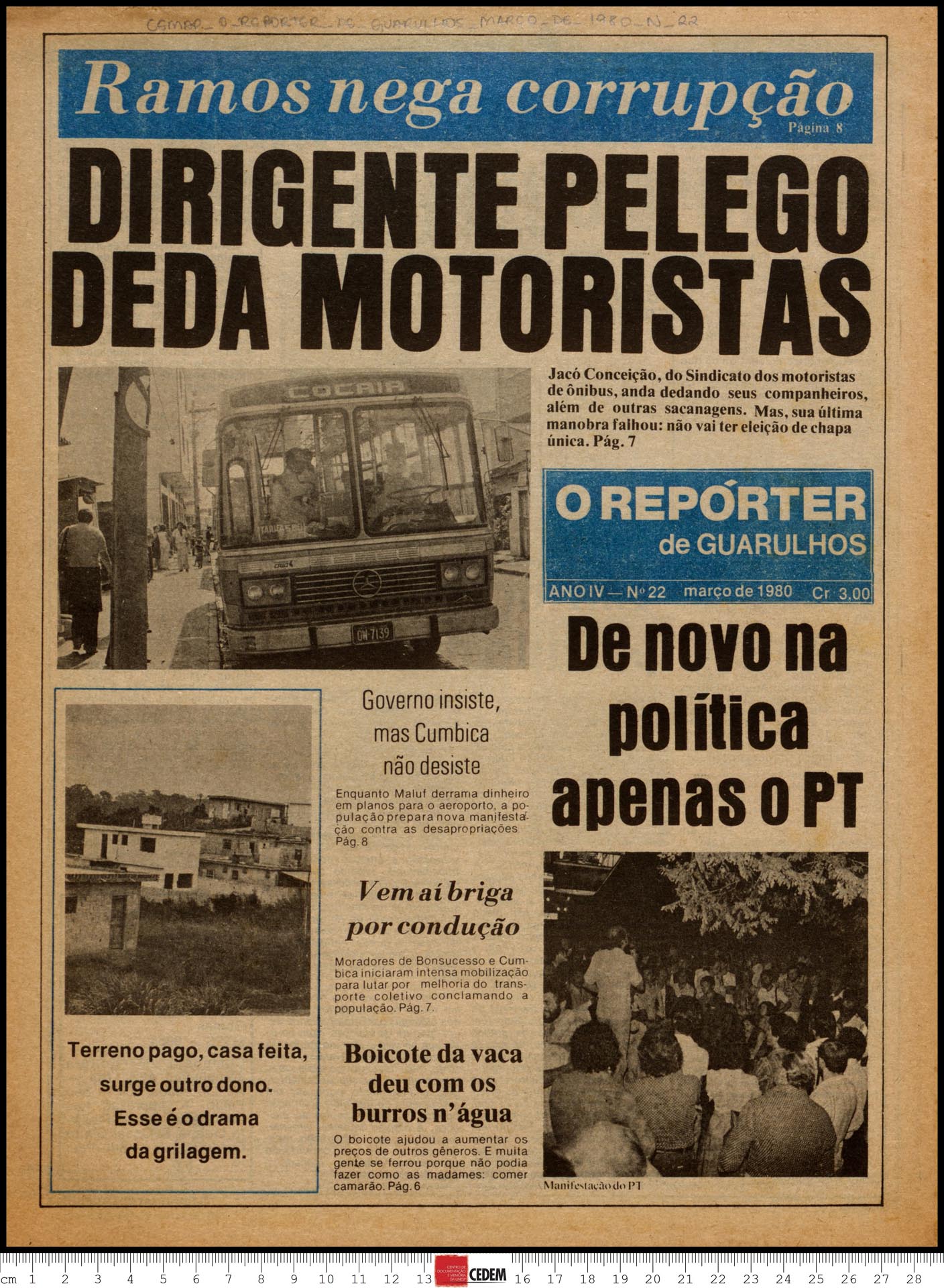 O reportér de Guarulhos - 22 - mar. 1980