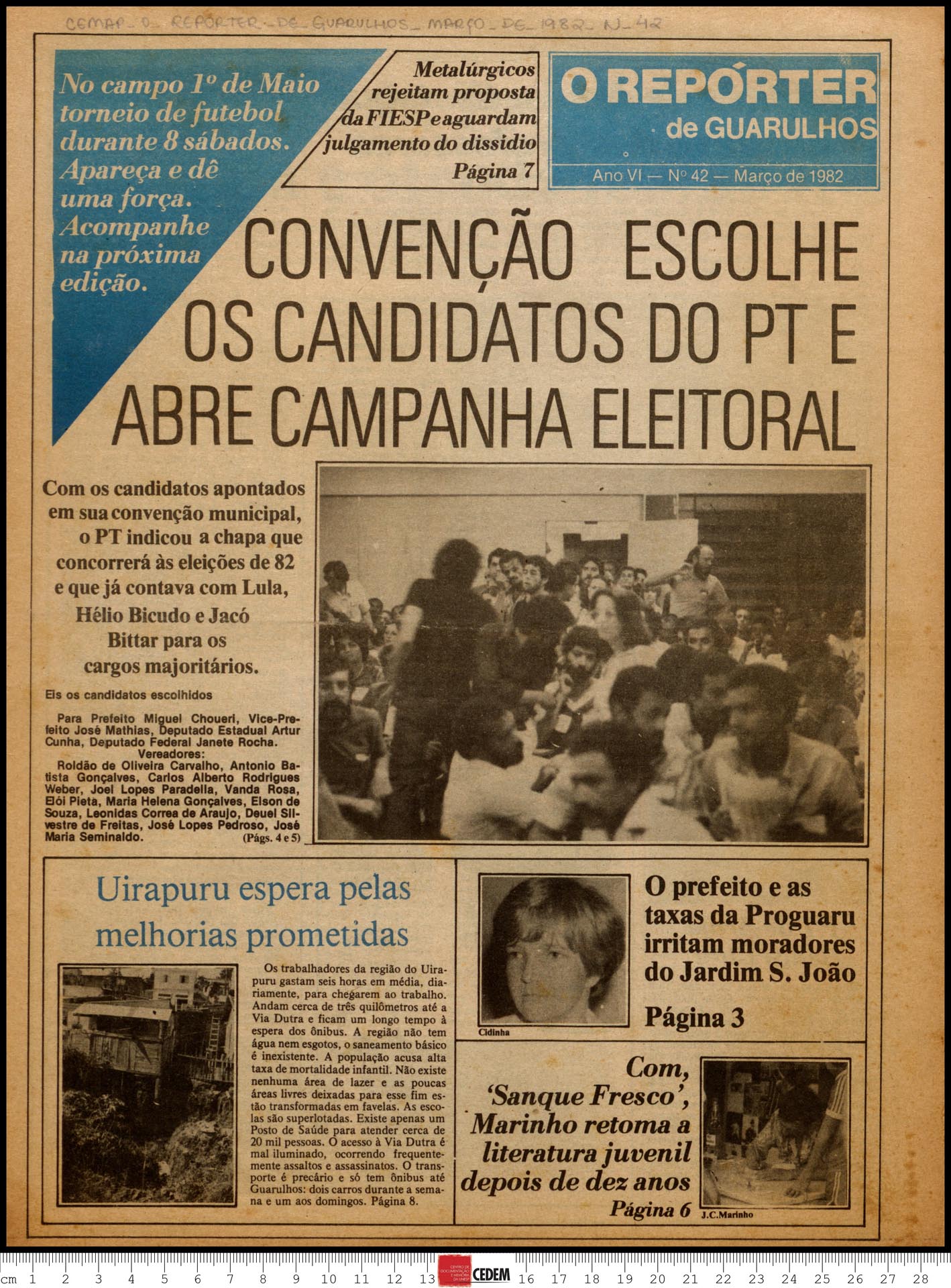 O reportér de Guarulhos - 42 - mar. 1982