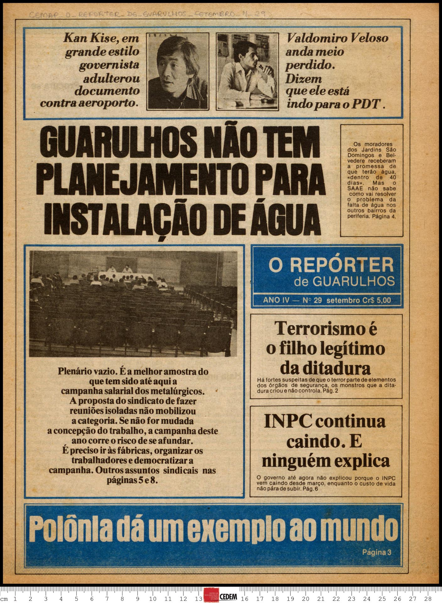 O reportér de Guarulhos - 29 - set. 1980
