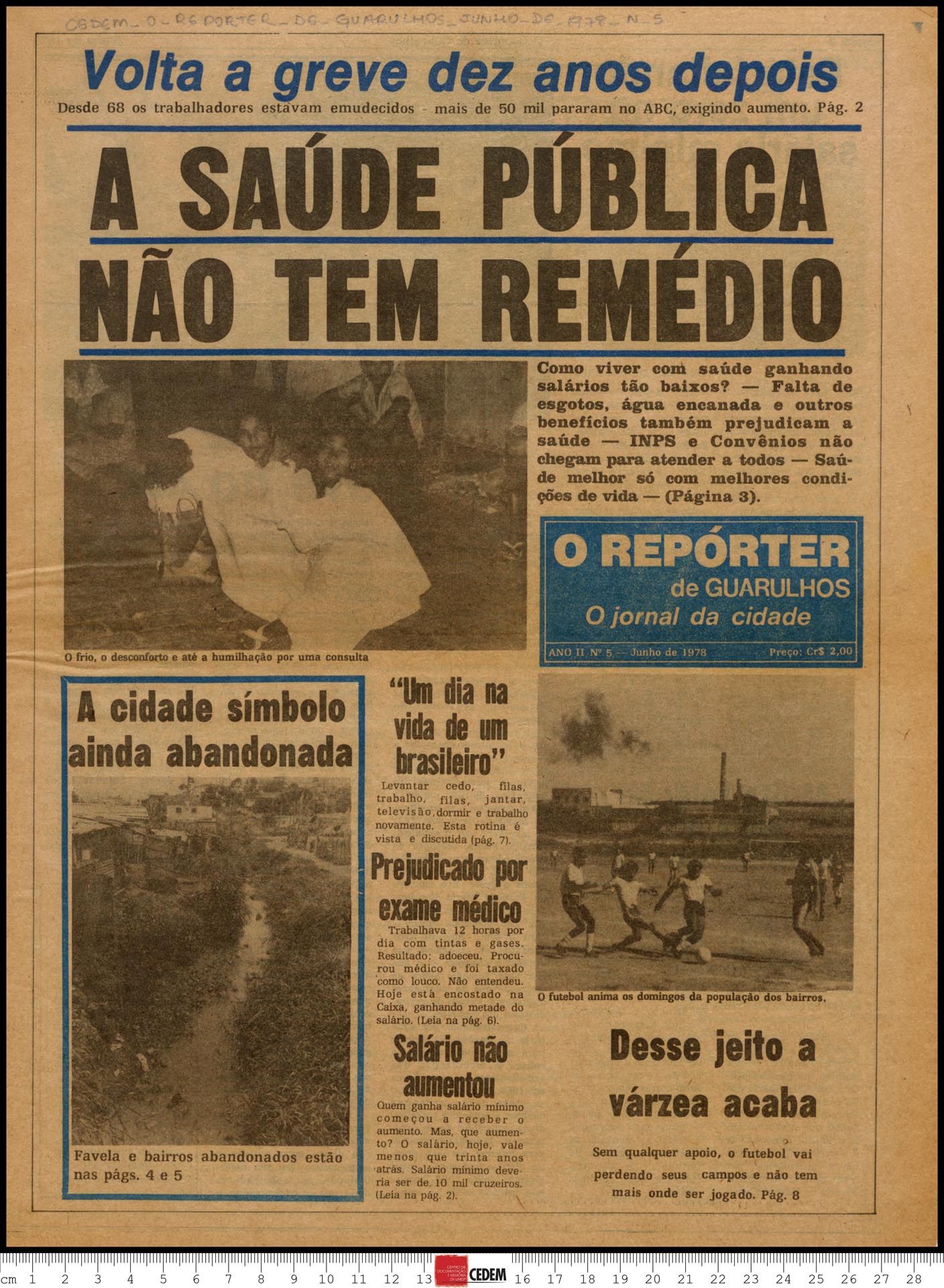 O reportér de Guarulhos - 5 - jun. 1978