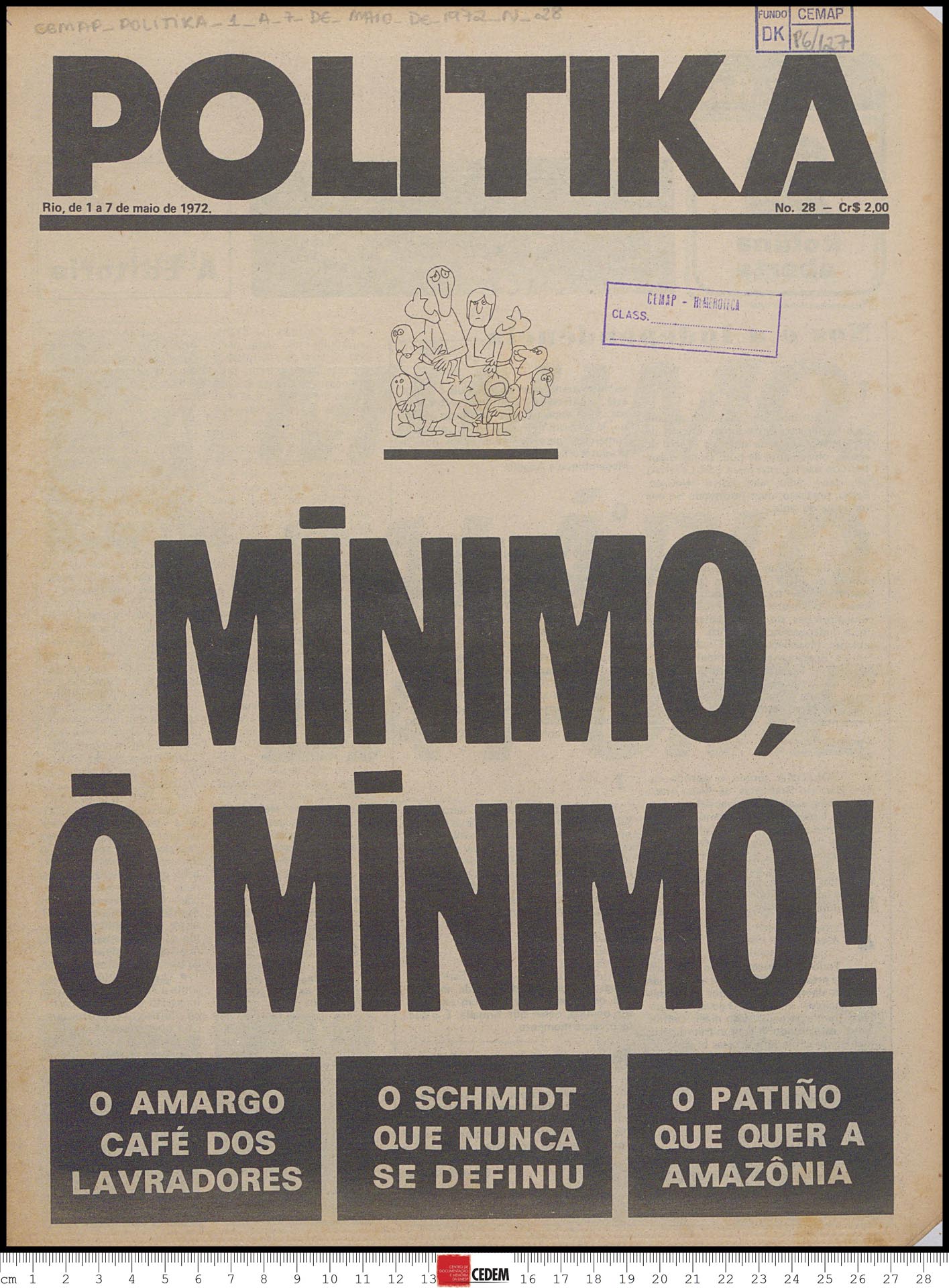 Politika - 28 - 1 a 5 de mai. 1972