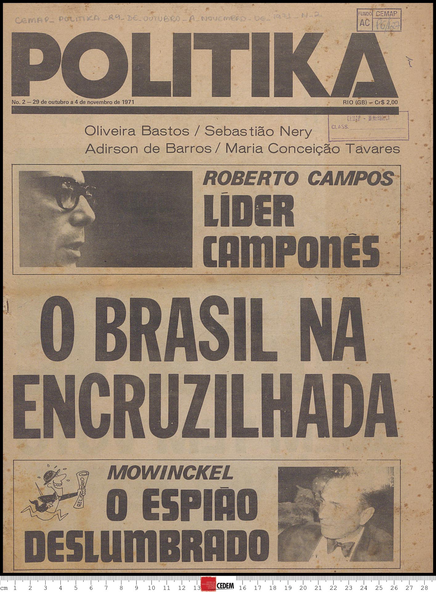Politika - 2 - 29 de out. a 4 de nov. 1971