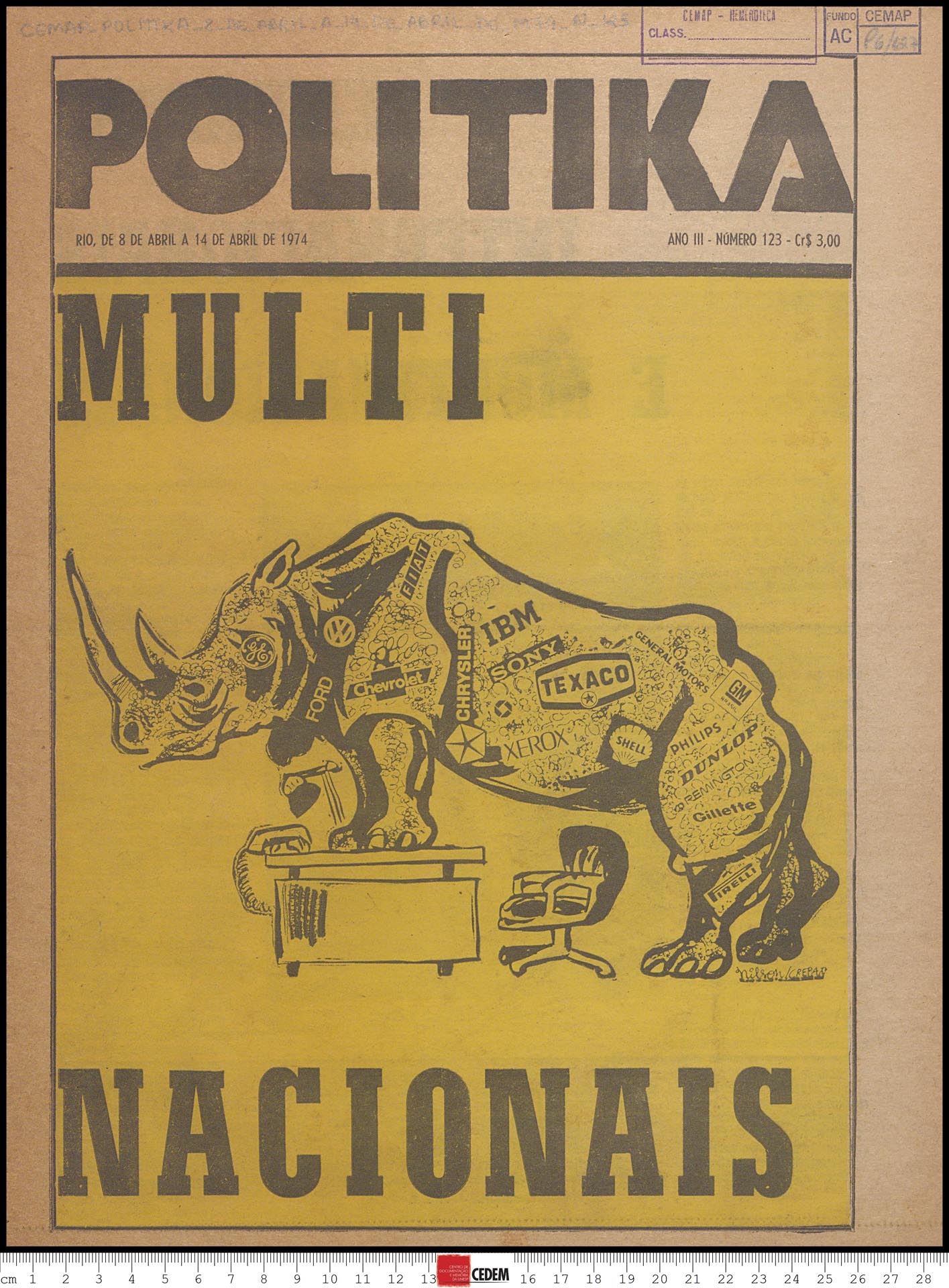 Politika - 123 - 8 a 14 de abr. 1974