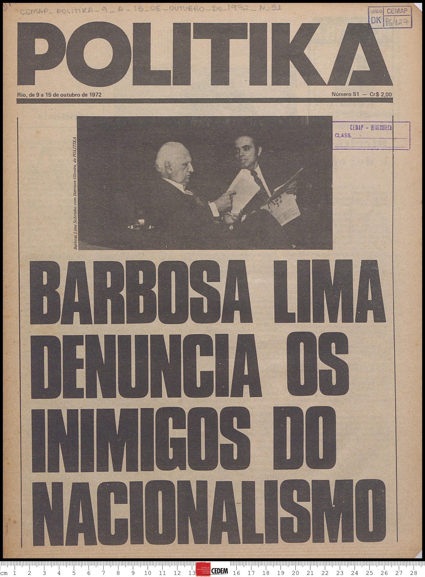 Politika - 51 - 9 a 15 de out. 1972