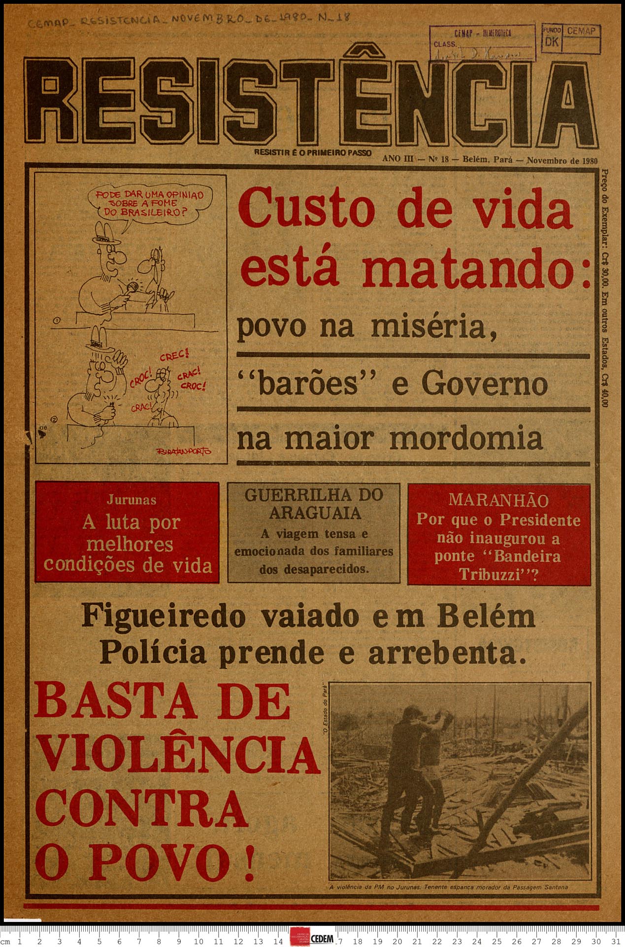 Resistência - Resistir é o primeiro passo - 18 - nov. de 1980