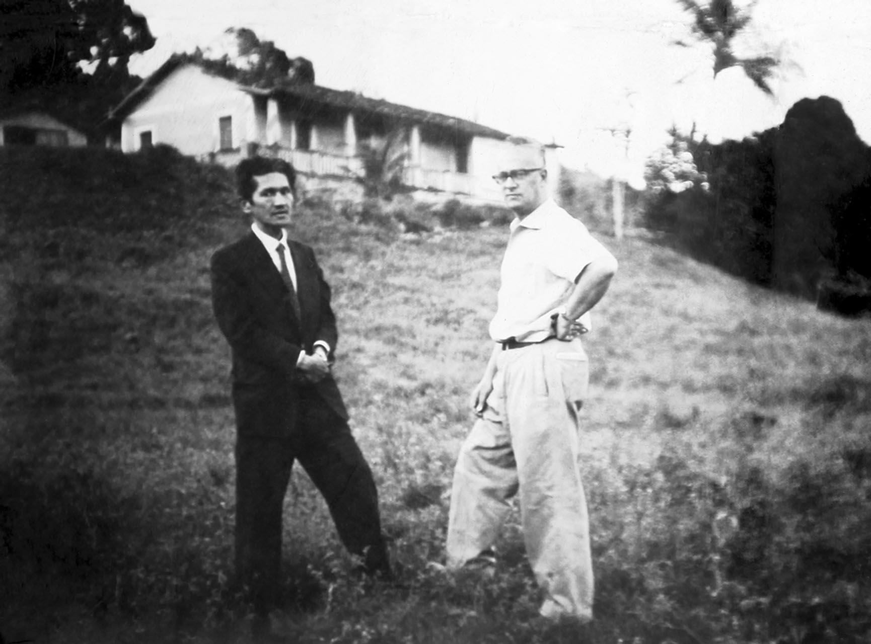 Francisco Julião e Antonio Callado no ano de 1959