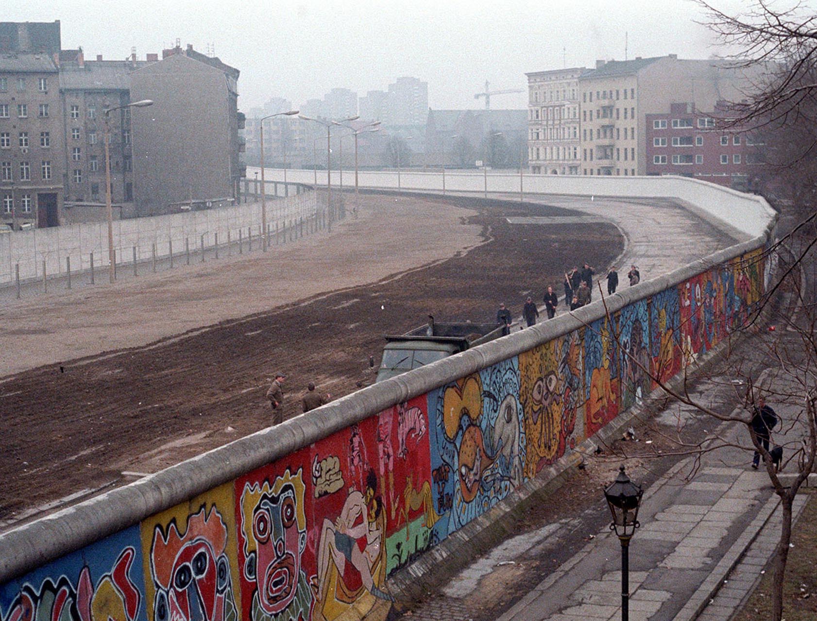 Símbolo do mundo bipolarizado, o muro de Berlim