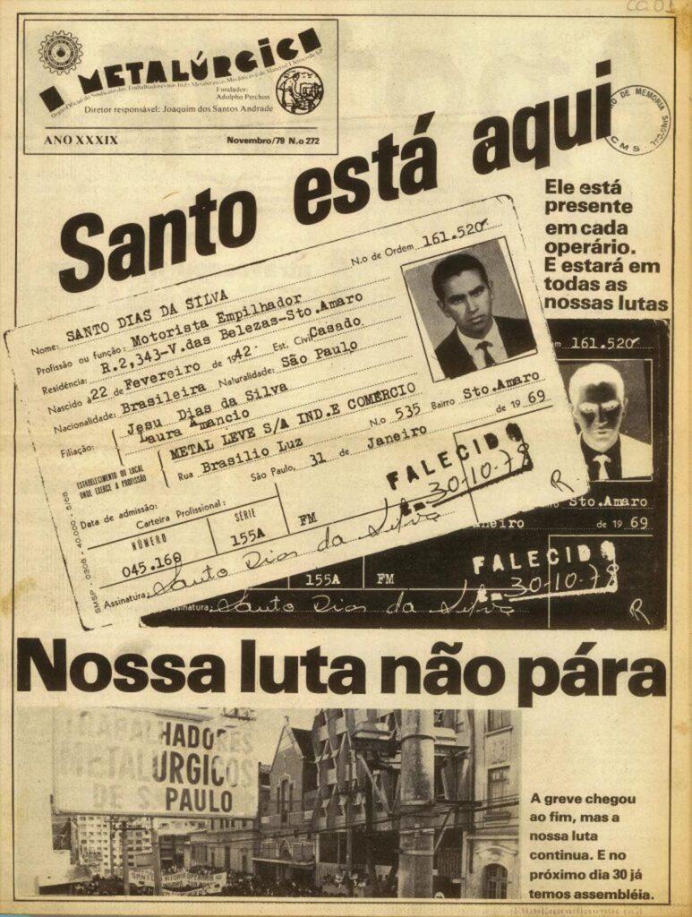 Jornal O Metalurgico em 1979