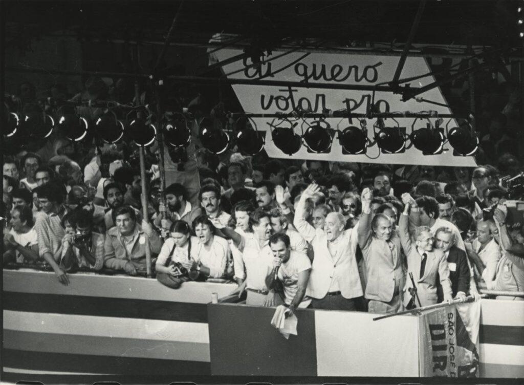 Manifestação pelas eleições Diretas em 1984