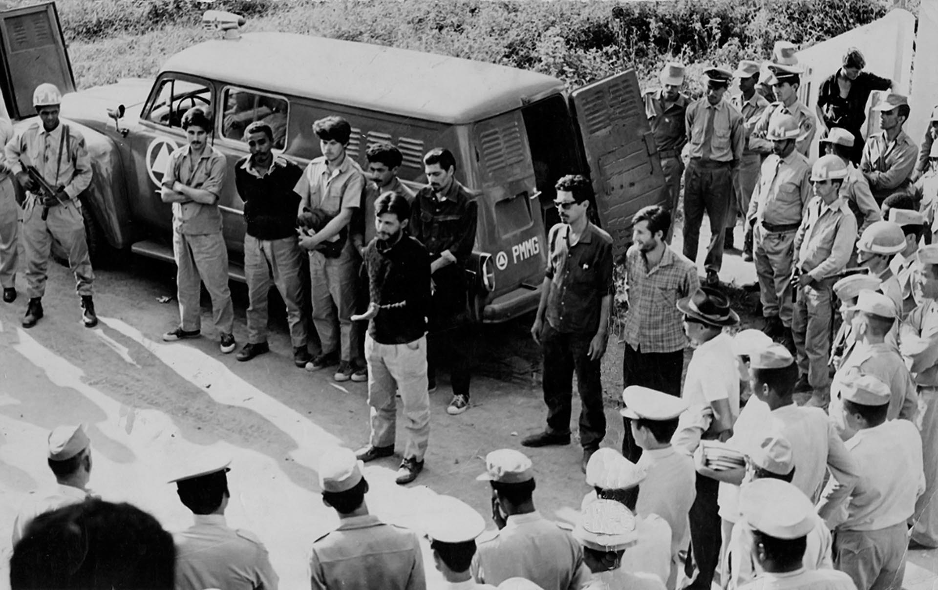 Ação do exército na prisão de guerrilheiros na Serra do Caparaó