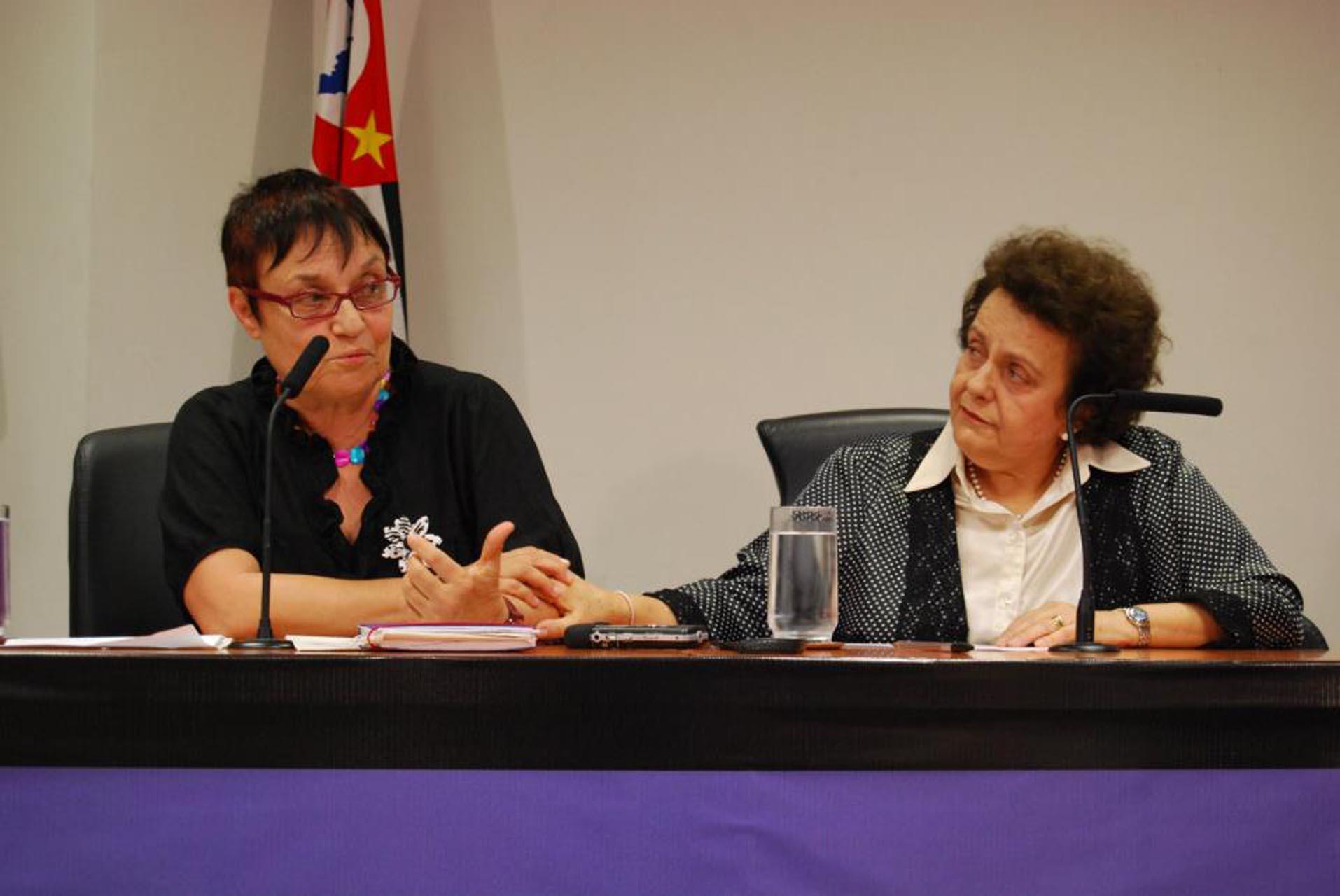 Amélia Teles e Eleonora Menicucci em Audiência Pública da Comissão Nacional da Verdade