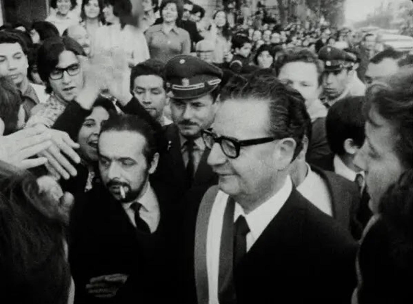 Salvador Allende em evento público