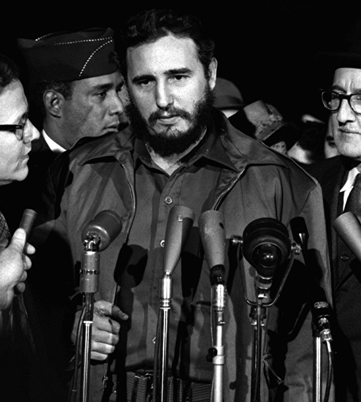 Fidel Castro, líder da Revolução Cubana