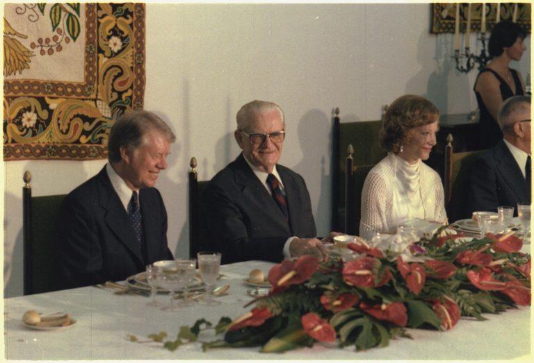 Presidente Geisel com Jimmy Carter e Rosalynn Carter
