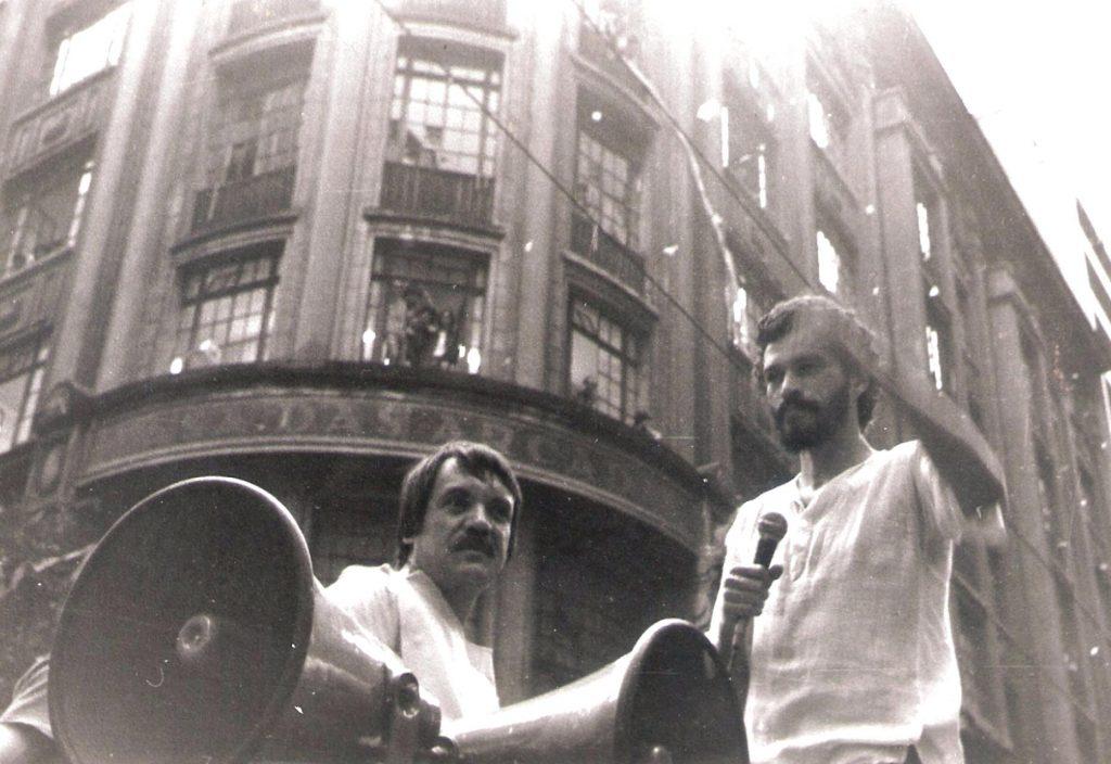 Sócrates durante as Diretas Já