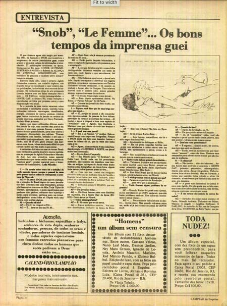 Jornal Lampião da Esquina, nº 28, setembro de 1980